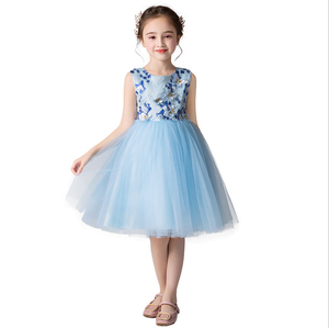 princess dress fashion sweet lovely children clothing girl wedding performance dress
