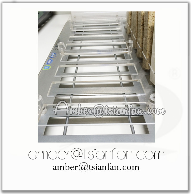 Custom Acrylic Quartz Stone Sample Worktop Display Rack