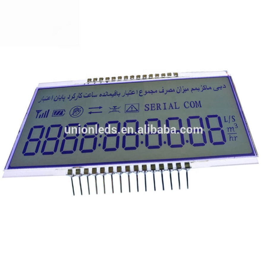 Малый Подгонянный STN FSTN нижний измеритель напряжения воды ЖК-дисплей