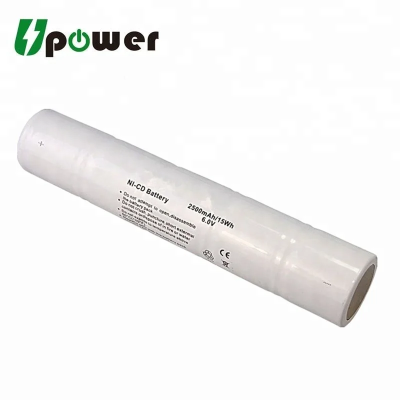 Battery Replacement for Streamlight Maglite ML5000 Flashlight Battery SDFL-C801 Gates GE//Ericsson Maglite Batteries 5 1//2 D Stick Ni-CD 6V 2500mAh