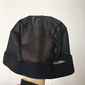 Hotsale Stretch Mesh Spandex Net Dome Cap Plastic Black Spandex Dome Wig Caps For Making Wigs