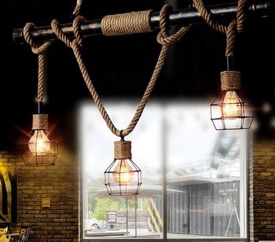 Vintage table LED lamp energy saving sample design light with lampshade NS-121119