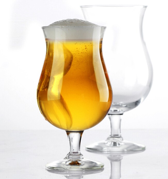 340 ml lead free crystal tulip shape wine glass