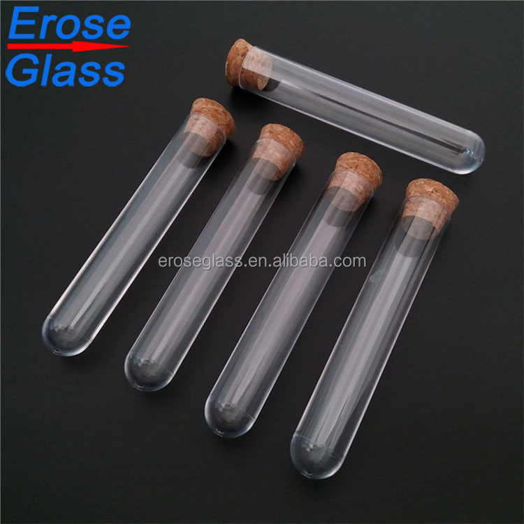 25x150 мм круглая Нижняя стеклянная пробирка с пробкой