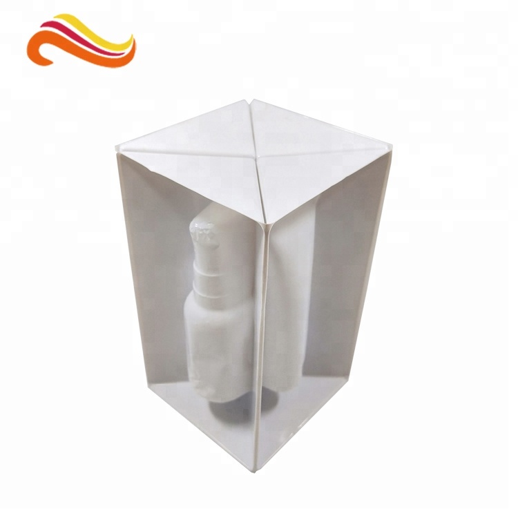 Китайский производитель, белая пластиковая бутылка, упаковочная коробка для бутылок для духов