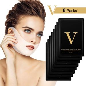V Line Firming Moisturizing Chin Up Tightening Patch V Shape Slimming Facial Neck Mask