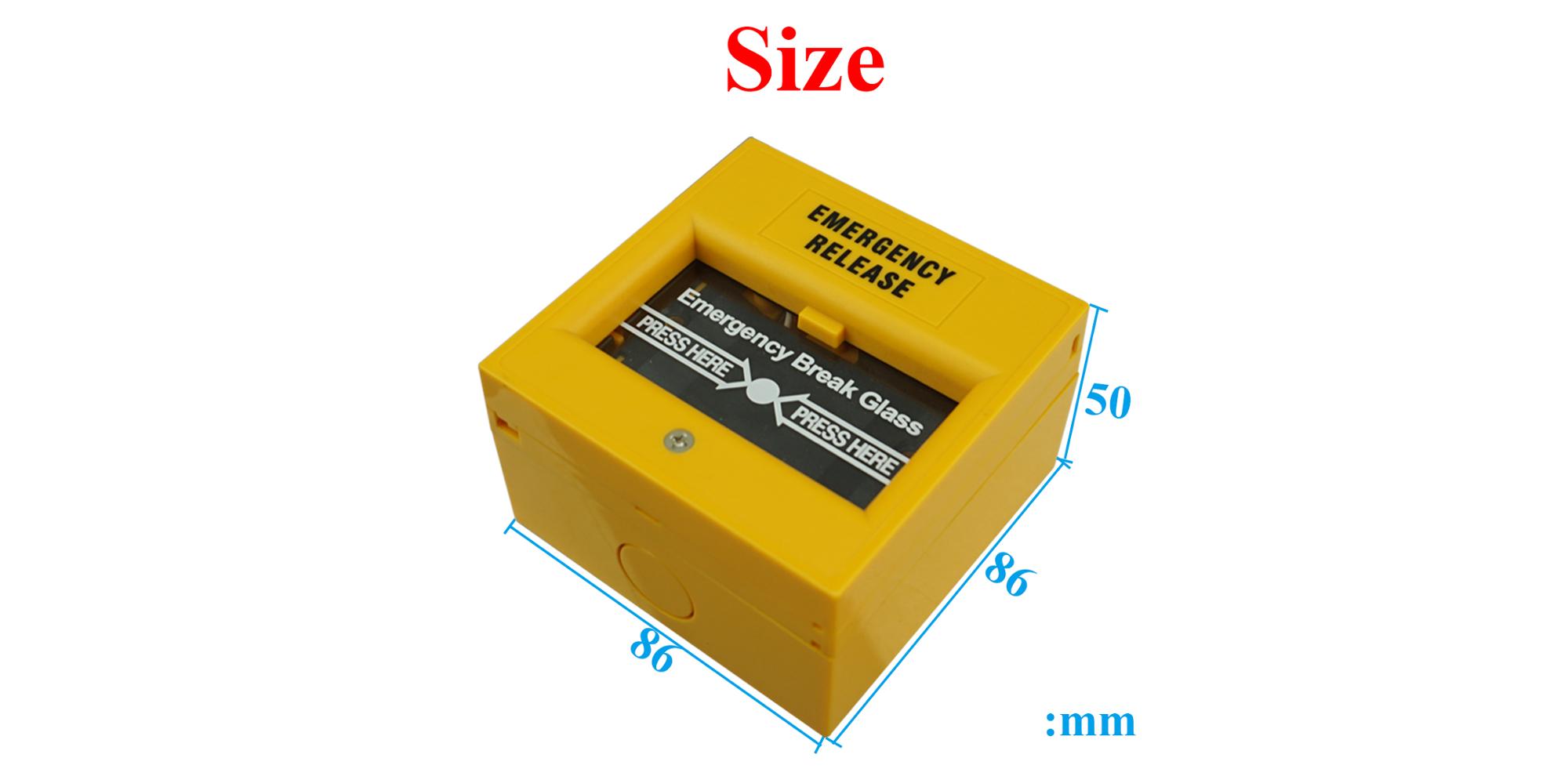 Manual Alarm Emergency Door Release Glass Break Switch