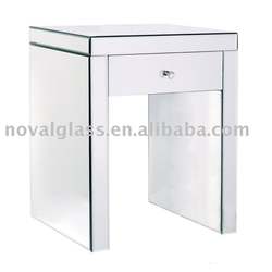 Furniture mirror, mirrored furniture table