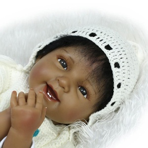 black silicone baby dolls for sale cheap