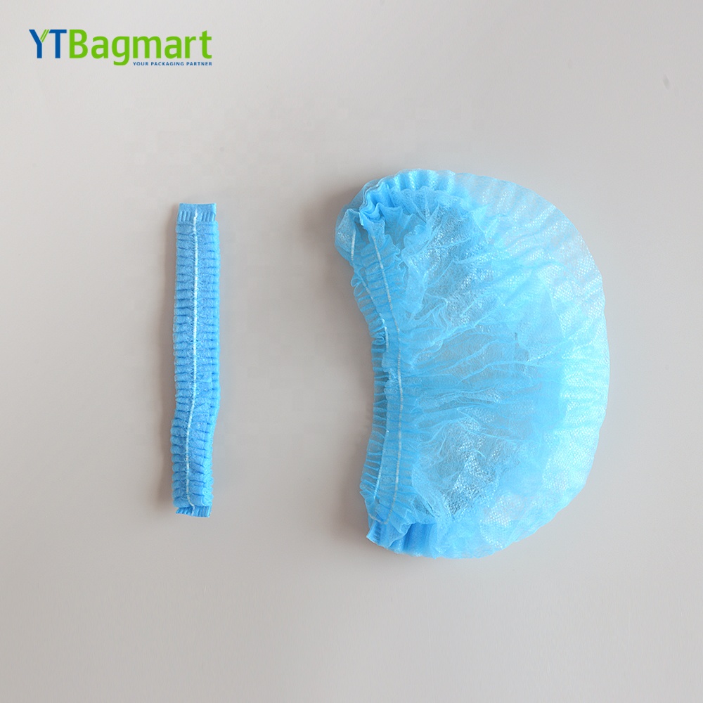 Высокое качество низкое количество минимального заказа для пищевой промышленности крышка зажима Нетканая одноразовая нейлоновая сетка для волос