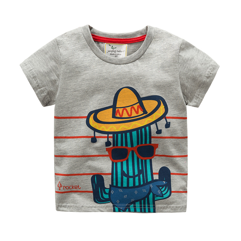 Модные детские футболки с принтом экрана, топы для младенцев, оптовая продажа, полосатые футболки для мальчиков, индонезийские, британские африканские костюмы, эко-футболка