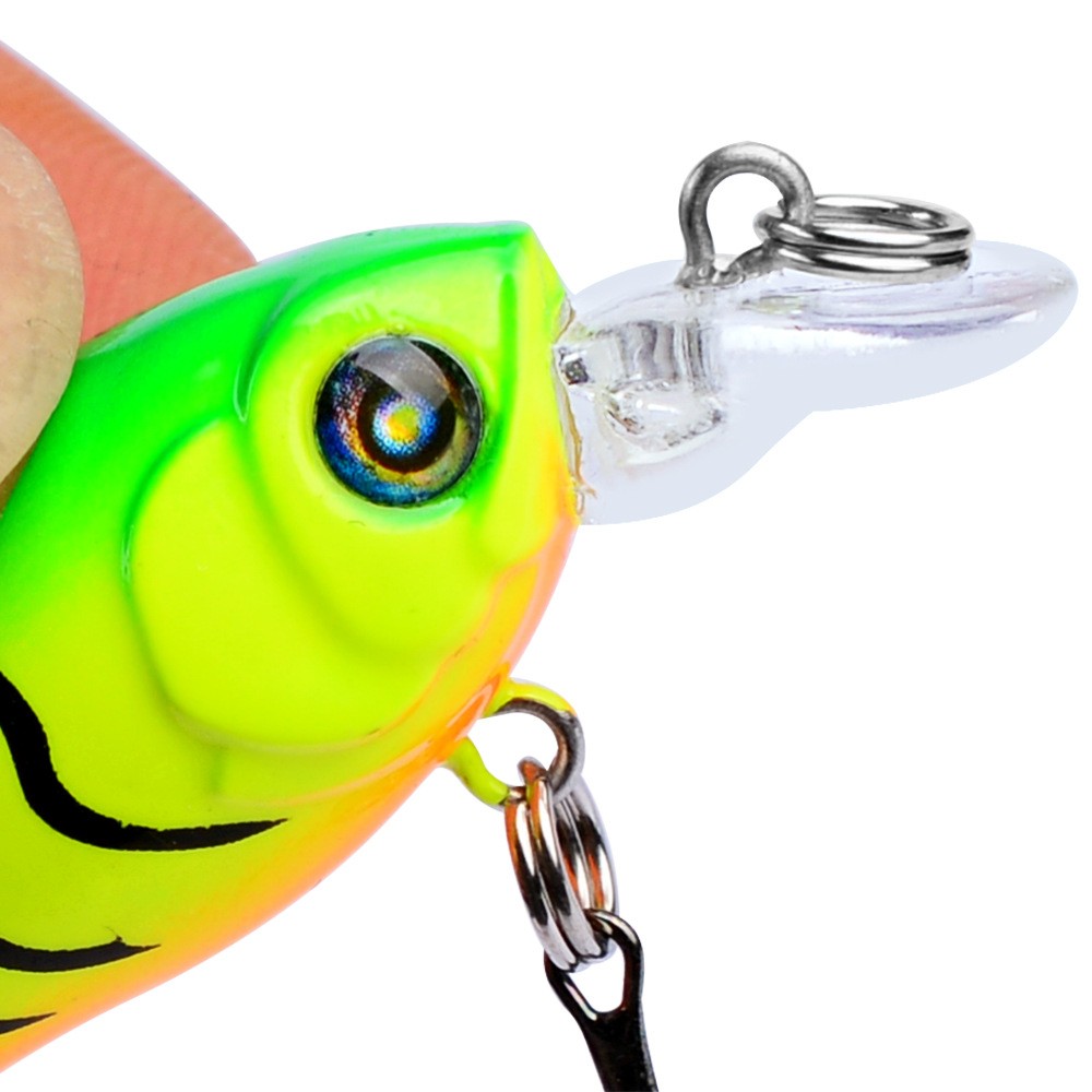 クランクフィッシングルアーワブラー47mm3.3gストライプバス