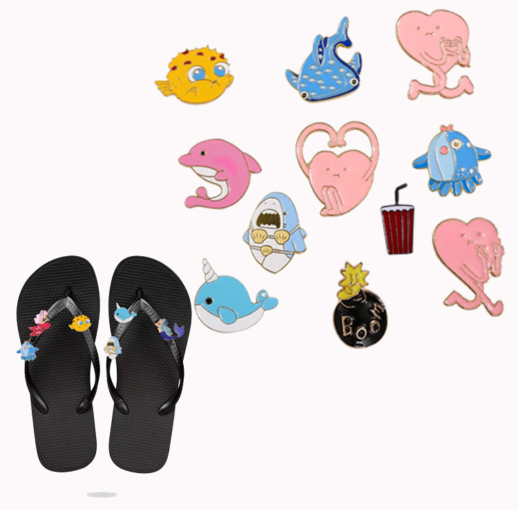 Новый Русалка Вьетнамки талисманы море животных обуви Стад аксессуары КИТ очарование