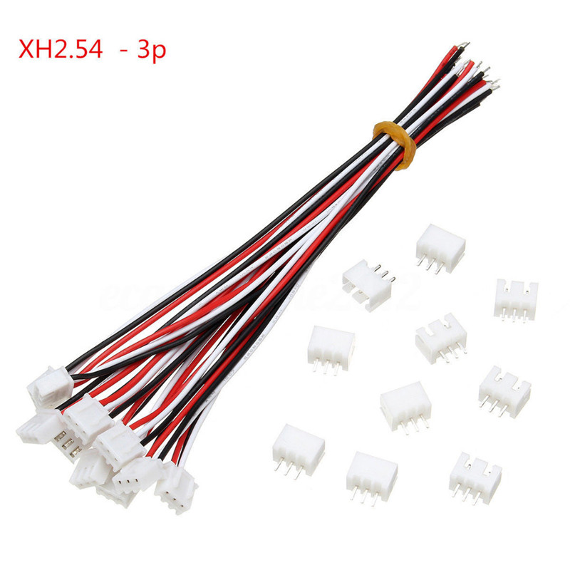 XH 2.5mm 2-Pin Female to Female end of Connector Extension Wire 200mm x 5 pcs