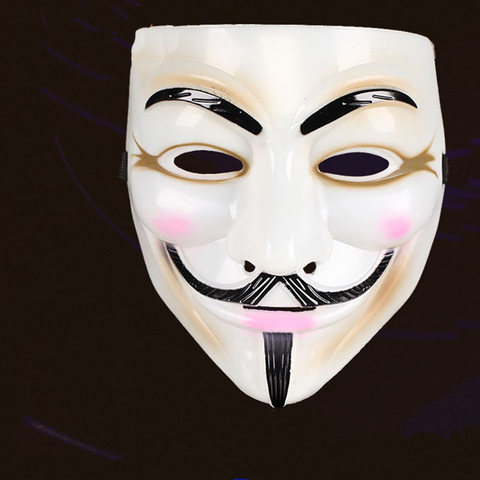 全脸万圣节化装面具 v 为 vendetta 匿名面具家伙