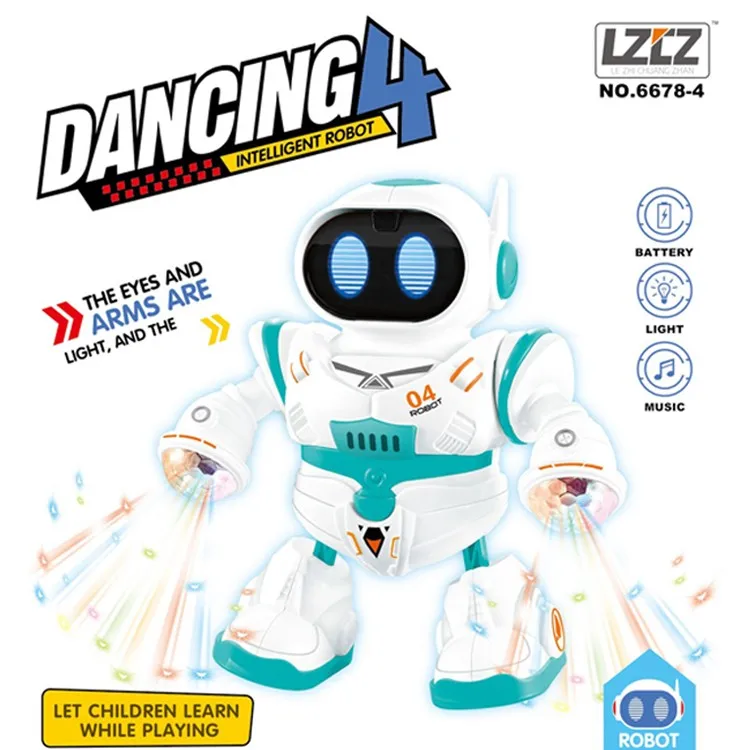Hot Sale Electronic Lights and Music Dancing Robot Toy for Kids