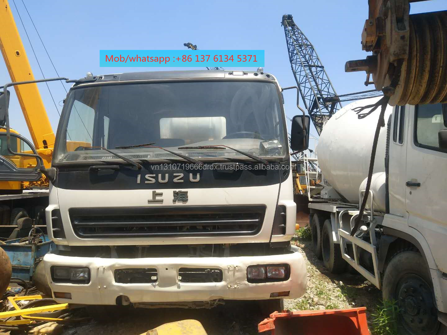 Second hand Concrete Mixer Machine ISUZU Cement Mixer Machines Japan Used concrete mixer machine prices