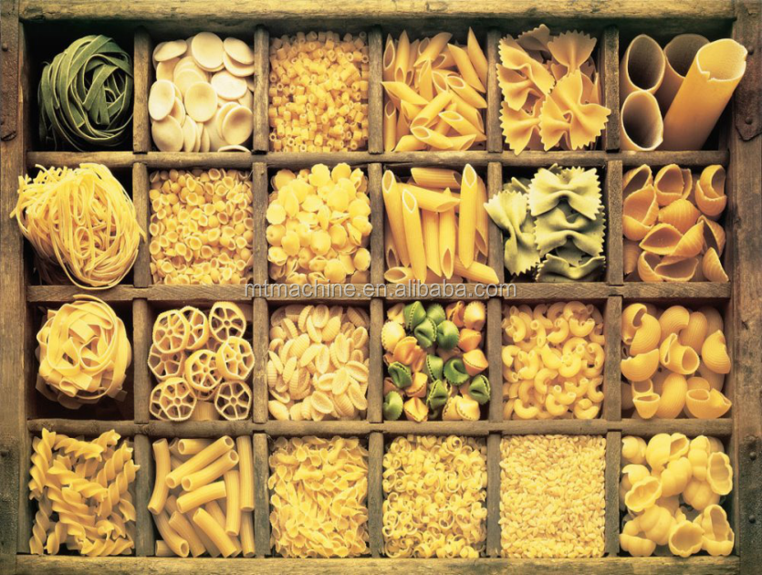 250kg/H Industrial Pasta Macaroni Production Line Making Machine 380V 50HZ 3PHASE