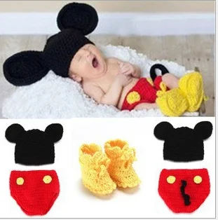 Детский реквизит для фотосъемки Минни Милая Одежда для новорожденных