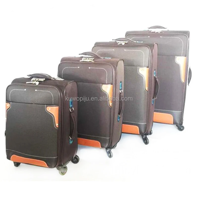 Полиэстер 600d 4 колесами хозяйственная сумка, 3 предмета, для путешествий с возможностью расширения EVA набор багажных чемоданов на 20 ''24'' 28 ''набор чемоданов