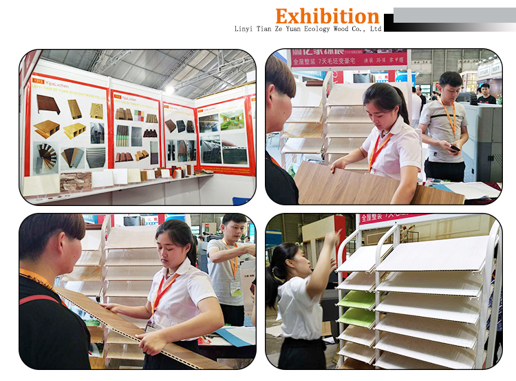 Waterproof bamboo wood fiber wallboard wpc wall panel outdoor cladding