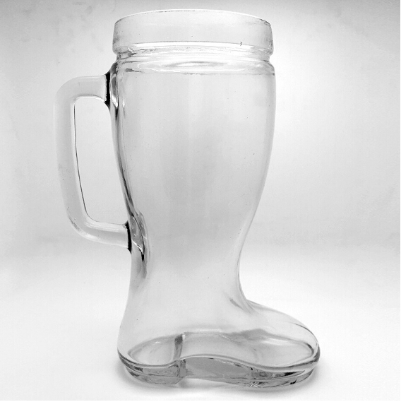 Glass Beer Boot 1 Liter Glass Beer Mugs/glasses Oktober Fest Style