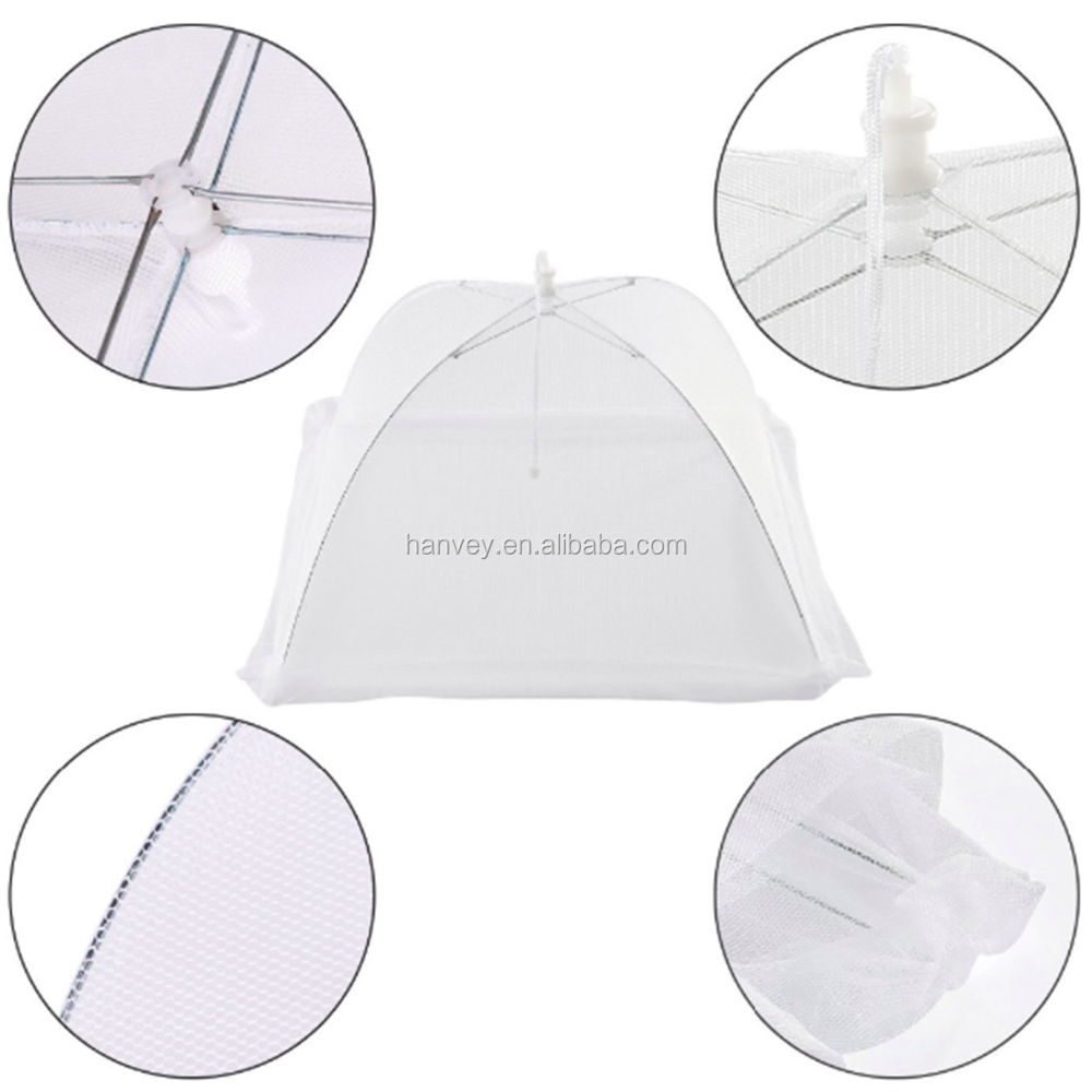 Сетчатый складной тент для пищевых продуктов по заводской цене, многоразовый складной сетчатый тент для пикника