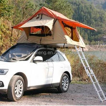 outdoor offroad camping canvas car roof top tent 2.4x1.4m