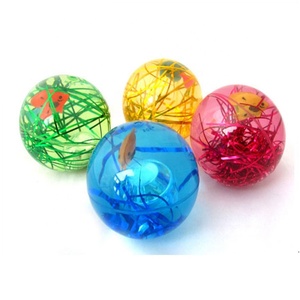bouncy glitter ball with flashing light