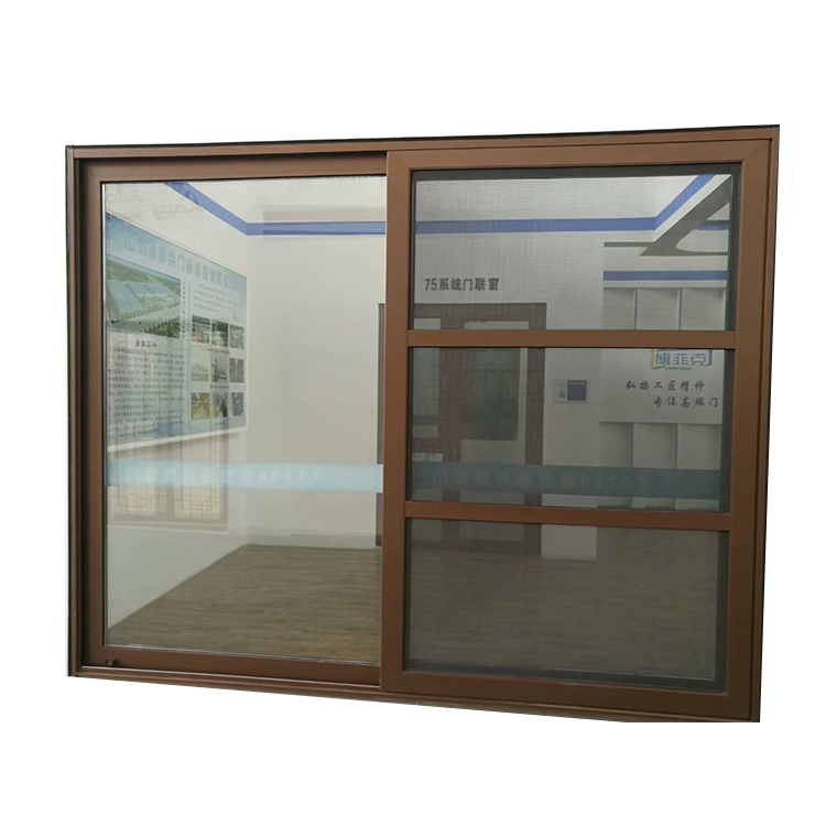 Kelas Tinggi Aluminium Extrusion dan Kayu Komposit Pintu Geser