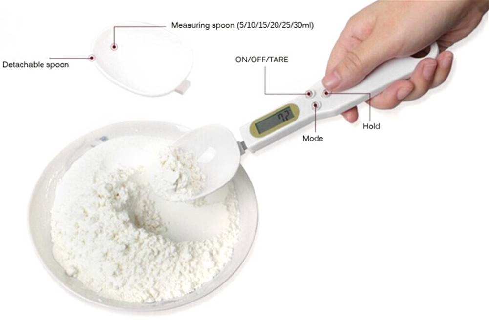 Household Electronic Digital Measuring Spoon Scale for Food Kitchen Tools