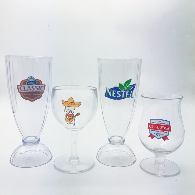 Высококачественная пластиковая чашка, низкая цена, печать логотипа на заказ и индивидуальный цвет, пластиковая чашка на заказ с бесплатным образцом