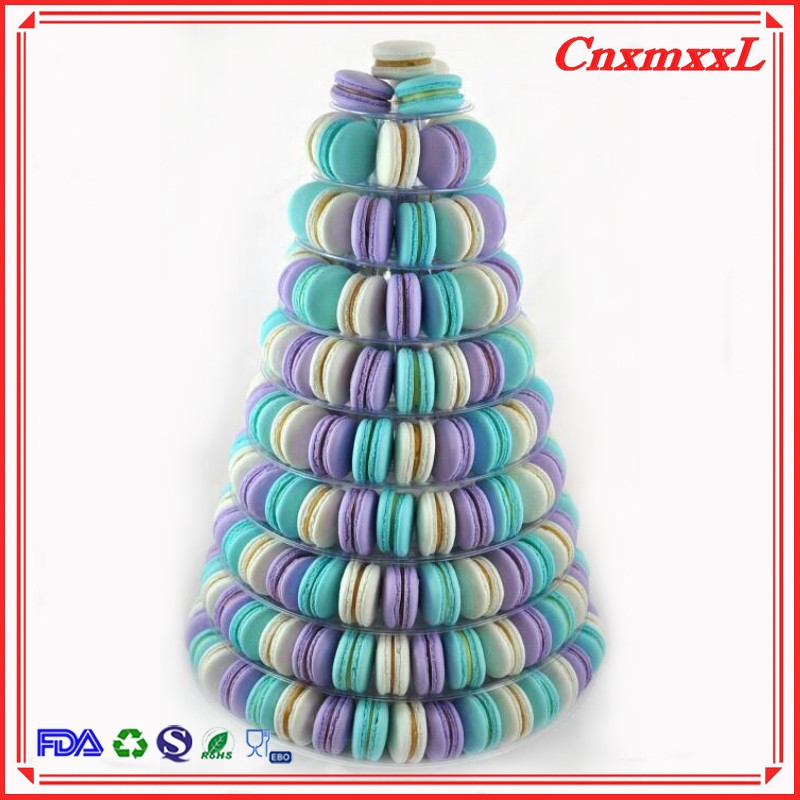 33 Cells Round Shape Macaron Gift Box Recyclable For Food
