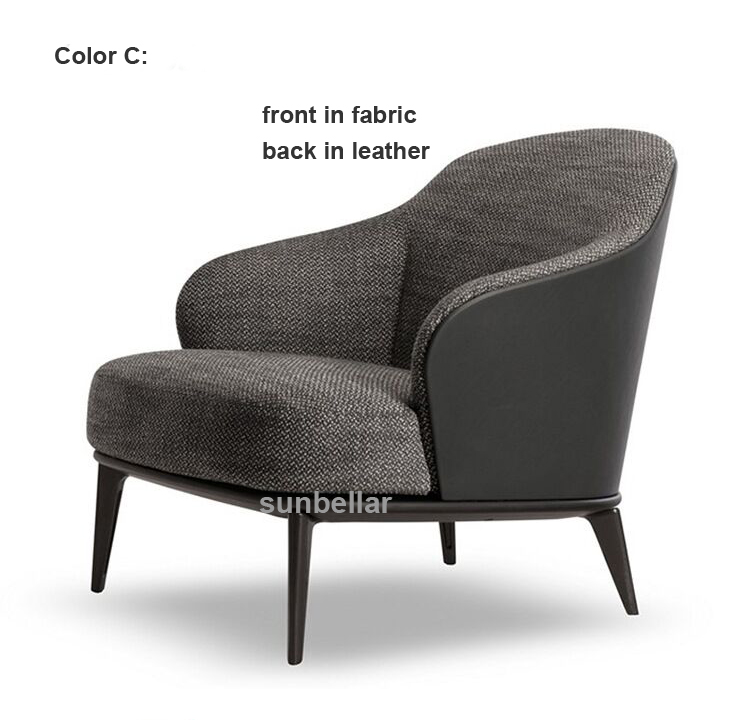 living room lounge chair single sofa chair leather modern designer chair