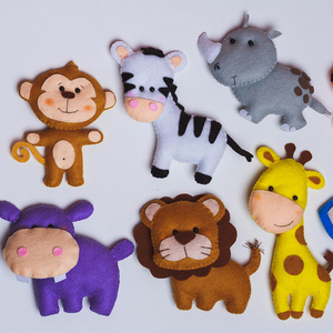 safari plush animals bulk