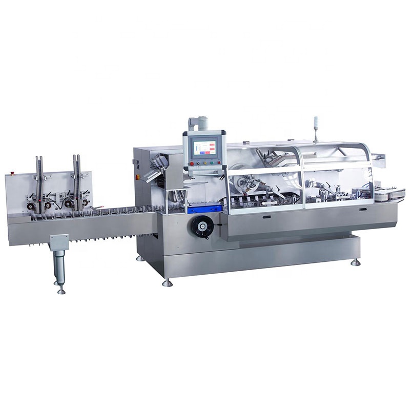 Automatic biscuit packing box cartoning machine