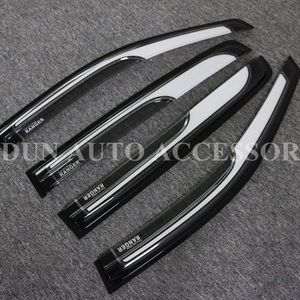 For Ford Escape 2013-2016 Window Visor Sun Guard Outside Mount Light Grey 4pcs