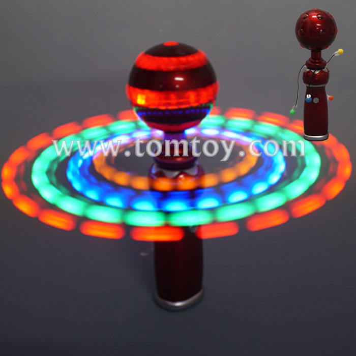 light up spinning ball