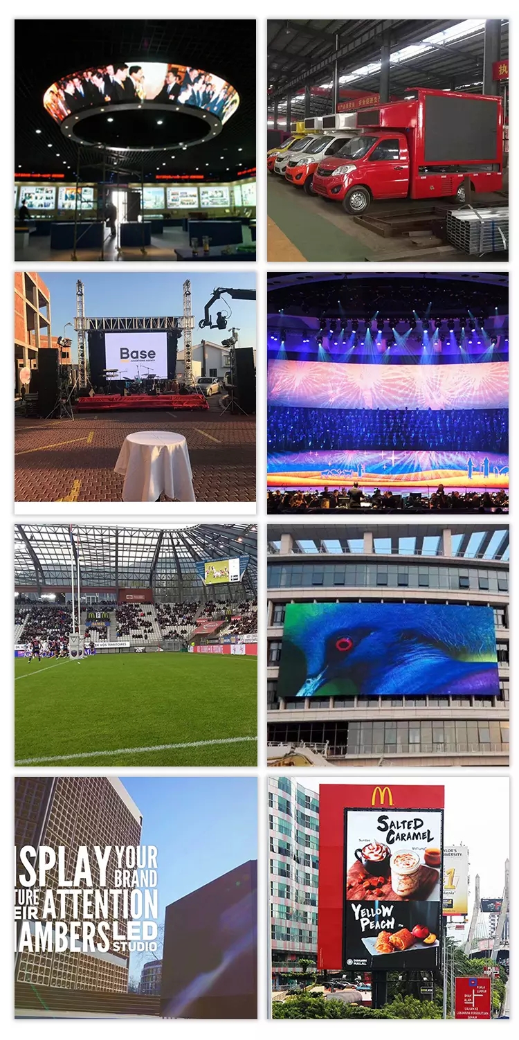 LED display full color P3.91 rental concert stage LED screen panels for indoor