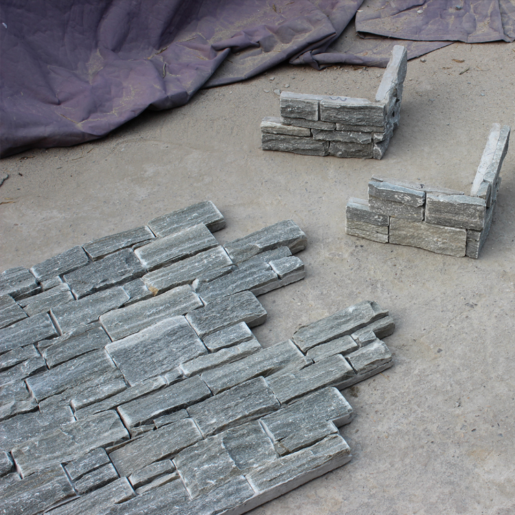 Natural stone exterior wall cladding