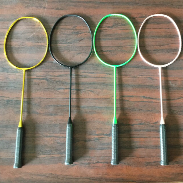 Оптовая продажа с фабрики, ракетка для бадминтона с пользовательским логотипом