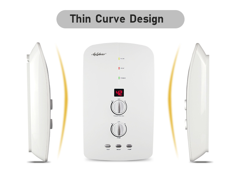 Portable Bathtub Mini Instant Hot Shower Water Heater Electric Shower Tankless Water Heater With Pump For Bathroom