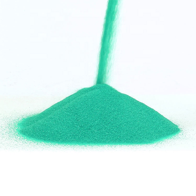 Высокое качество тонкой безопасность украшения зеленый цветной песок