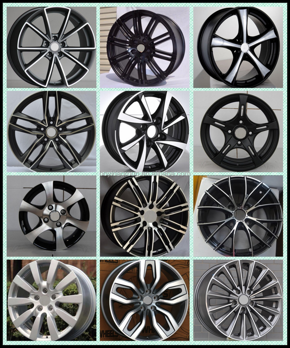 18英寸蓝色合金轮辋出售, 5x120 汽车轮毂在中国制造的不同种类.