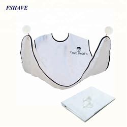 BEARD KING The Official Shaving Bib Hair Clippings Catcher Grooming Cape Beard Apron