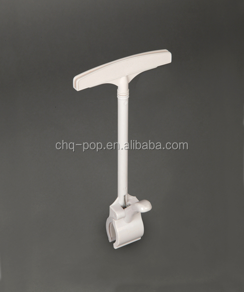 Plastic poster supermarket double ended pop clips