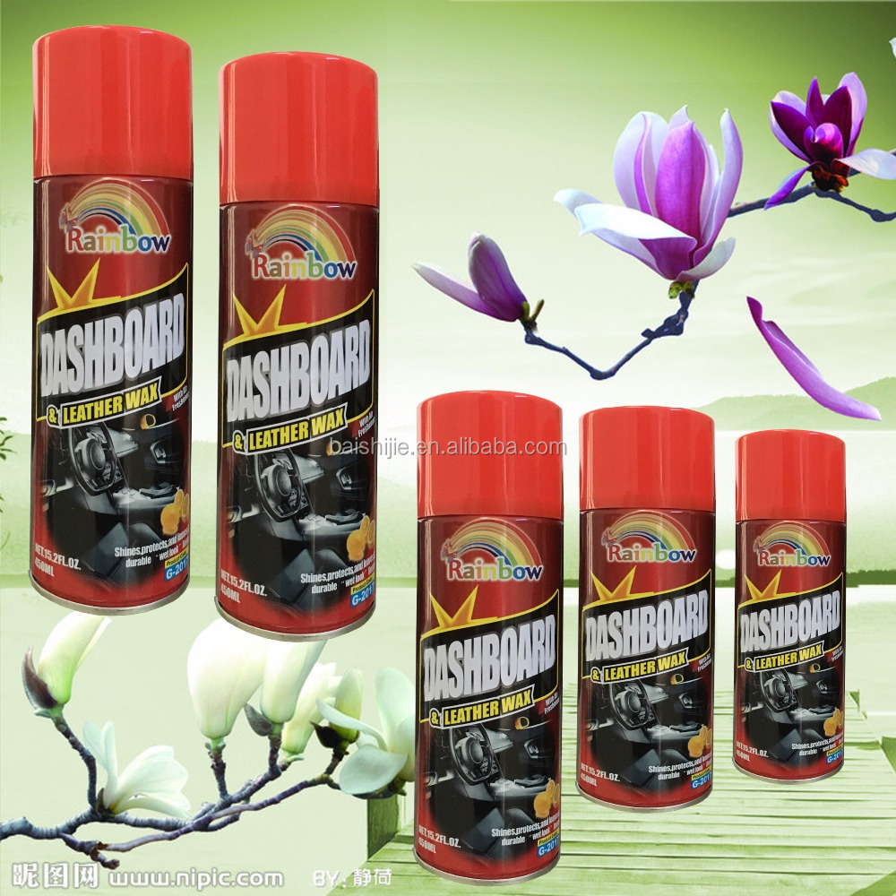 Уход за автомобилем приборная панель отбеливатель лак спрей воск