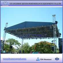 Aluminum roof truss design with top tent