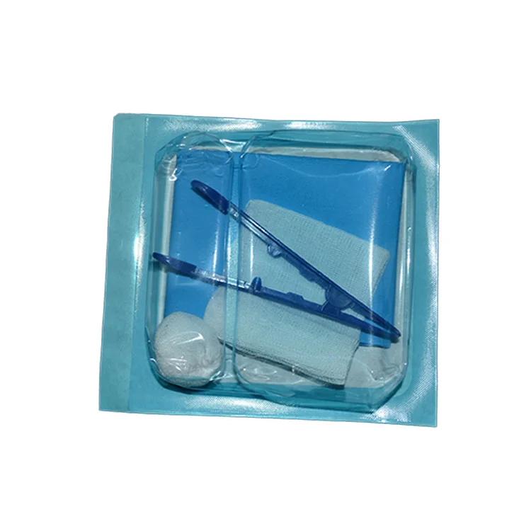 Paquete básico herido precio barato Kit Manufacturers de la preparación de la herida estéril quirúrgica