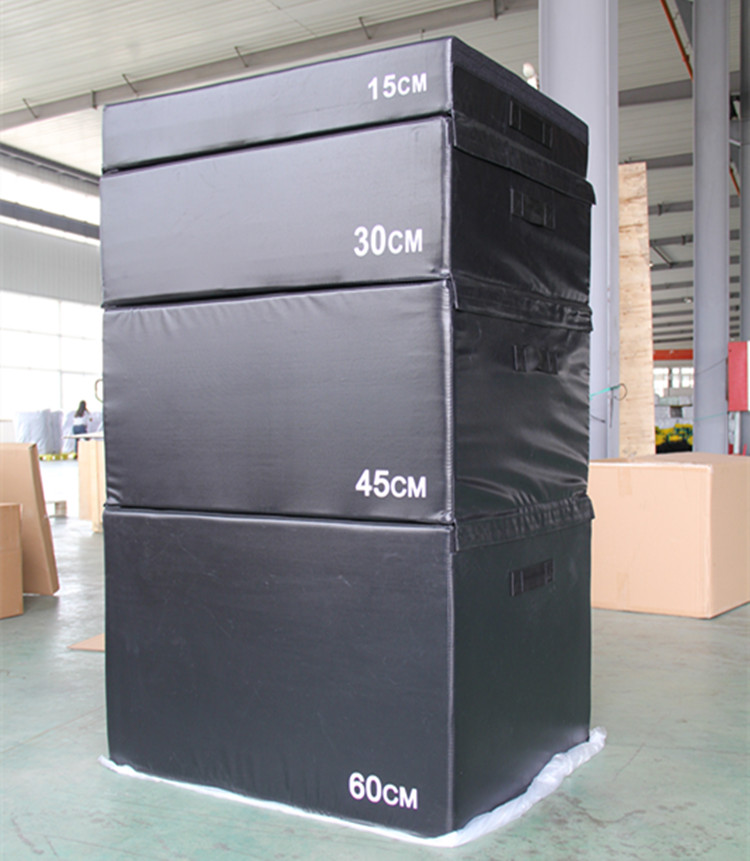 Оборудование для тренажерного зала, ПЛиО, мягкий прыжок, плиометрическая коробка